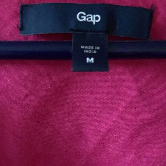 Gap Ruffle Tie Front Tank Size M - Picture 4 of 7
